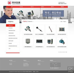 云華設計案例解析 華興儀表營銷標準站，以視覺形象助力企業(yè)領軍地位